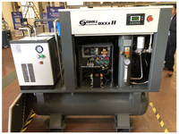Compresseur d'air à vis tout-en-un GANEY 11 kW 15 CV de la sous-marque KAISHAN pour machine de découpe laser à fibre