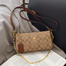 Sac à main <span class=keywords><strong>carré</strong></span> en PU imprimé rétro haut de gamme pour femme, nouvelle collection 2026, avec fermeture éclair et double bandoulière réglable.624 - Product Image 2