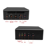 Mini arbre puissant Mini PC AMD R yzen 5 2500U R7 3750H Quad Core Vega 8 graphique 2 * DDR4 M.2 ordinateur de bureau Win10 4K HD2.0 DP AC