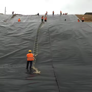 بطانة غشاء أرضي Hdpe بالمتر المربع الواحد سعر غشاء أرضي لأحواض السمك لتسقيف الأغشية الأرضية لبطانة السدود - Product Image 3