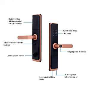 <span class=keywords><strong>2026</strong></span>年新登場 アルミ合金製スマートドアロック TT <span class=keywords><strong>Lock</strong></span>モバイルアプリ対応 ホームセキュリティ カード＆キー解錠 - Product Image 6