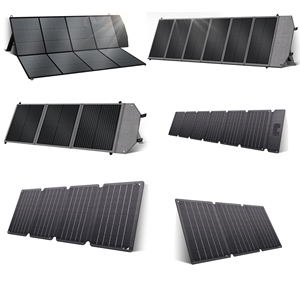 Panneau solaire polycristallin PERC pliable 21W 400W, 22% d'efficacité, charge rapide USB pour banques d'alimentation, camping en plein air - Product Image 6