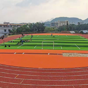 400m tiêu chuẩn đầy đủ PU tổng hợp chạy theo dõi bán đúc sẵn vật liệu thể thao sân vận động thể thao - Product Image 2