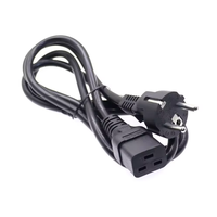 Câble d'alimentation standard européen EU, rallonge à 3 broches, certifié CE, 220V, conducteur en cuivre, longueur personnalisée