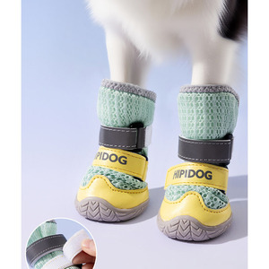 Zenos Breathable Mesh Adjustable Dog <b>Shoes</b> Anti-Slip Soft Sole Reflective All Seasons Dog Booties Small Medium Large Dogs - Product Image 3