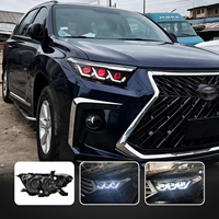 Feux avant LED COYA Highlander pour Toyota XU40 Facelift 2012-2014, mise à niveau Bi-LED, yeux de démon, DRL séquentiels, Plug-n-Play