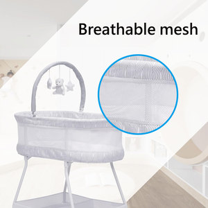 Lit de bébé en maille avec rangement inférieur, directement du fabricant - Product Image 6