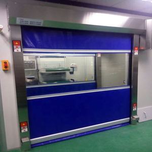 Puerta enrollable automática <span class=keywords><strong>de</strong></span> alta velocidad <span class=keywords><strong>de</strong></span> Pvc para lavado <span class=keywords><strong>de</strong></span> coches al aire libre <span class=keywords><strong>de</strong></span> movimiento rápido - Product Image 2