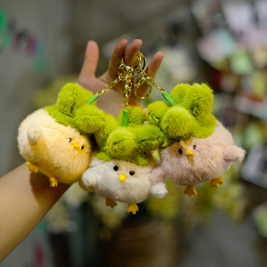 Jouet animal <span class=keywords><strong>en</strong></span> peluche doux mignon Poupée de poulet Porte-clés légume <span class=keywords><strong>vert</strong></span> Chou Jouets <span class=keywords><strong>en</strong></span> peluche <span class=keywords><strong>Sac</strong></span> Pendentif <span class=keywords><strong>en</strong></span> peluche Porte-clés poulet <span class=keywords><strong>en</strong></span> peluche - Product Image 4