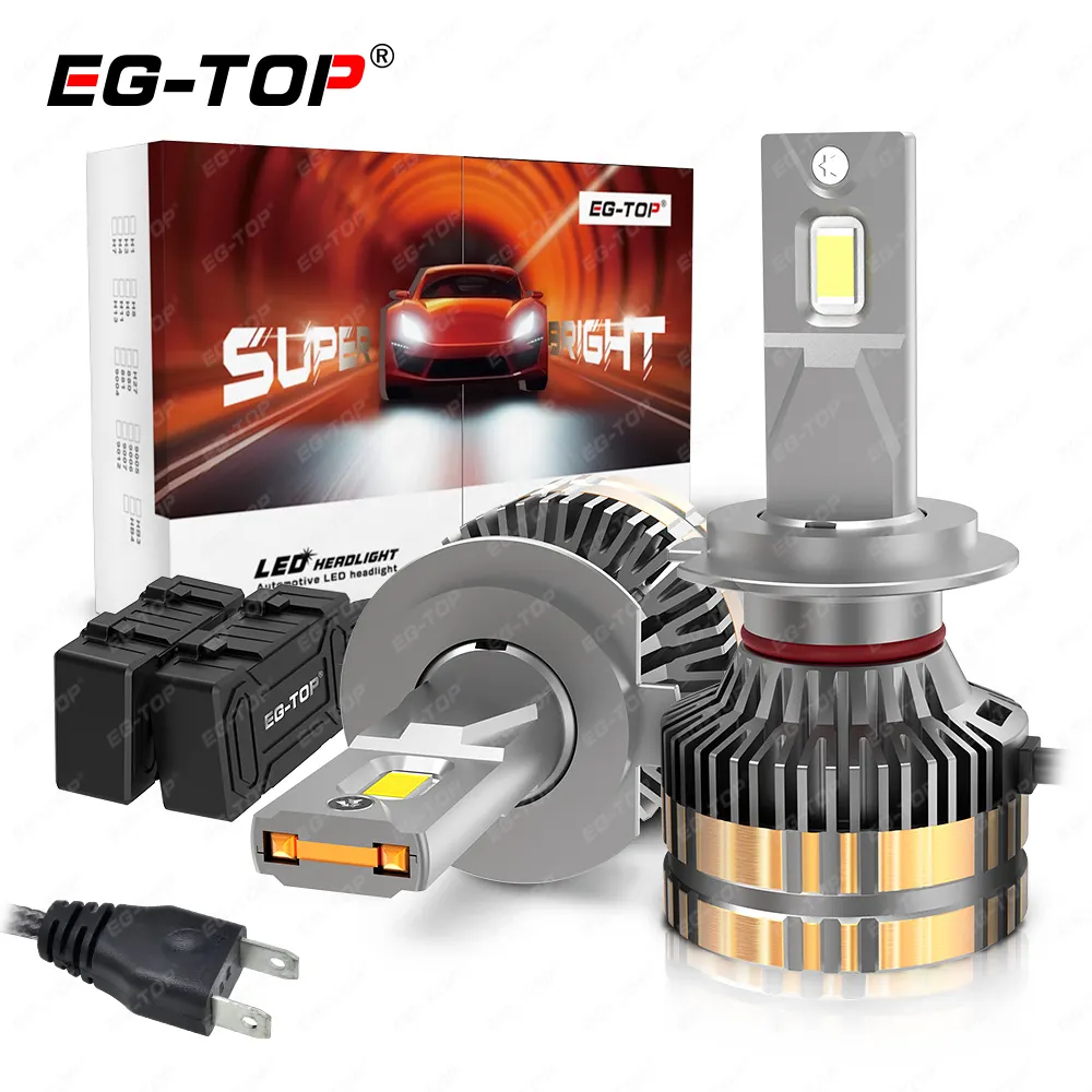 LED H7/H4 HID 자동 안개등 트럭 작업등 H3/H11 자동차 LED 헤드 라이트 9005 9006 LED 조명