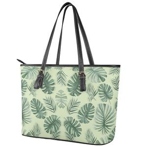 Sac à main de style hawaïen Puakenikeni design pour femmes sacs à main de luxe en cuir de grande capacité pour femmes - Product Image 1