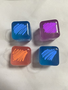 Transparent TPR Jelly Ice Cube <b>Squishy</b> Stress Relief Fidget Toys for Unisex Ages 8+ - Product Image 2