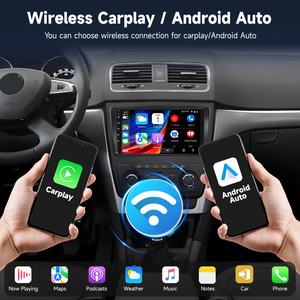Autoradio Podofo Qualcomm 9'' per <span class=keywords><strong>Skoda</strong></span> Roomster 2008-2015/Yeti 2009-2015/<span class=keywords><strong>Superb</strong></span> 2012-2015/Octavia con CarPlay Wireless/Android <span class=keywords><strong>Auto</strong></span> - Product Image 2