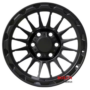 Rueda de <span class=keywords><strong>coche</strong></span> de cubo forjado 4x4 cóncavo profundo 5 6 agujeros 5x139,7 127 llantas de aleación de <span class=keywords><strong>coche</strong></span> negro mate para tanque Atv <span class=keywords><strong>Banshee</strong></span> 350 - Product Image 4