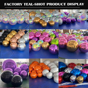 Inflatable दर्पण गेंदों का क्षेत्र pvc बड़ा चिंतनशील दर्पण गुब्बारा की बड़ी चमकदार गेंद - Product Image 3