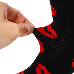Chaussettes mi-mollet tendance printemps/été pour hommes et femmes, modèle JK Love Lipstick, chaussettes de sport - Product Image 5