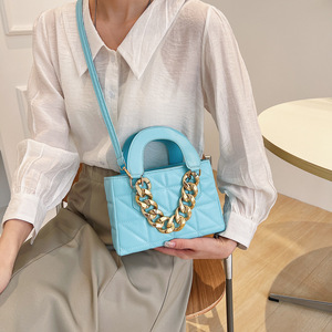 Bolso de mano con cadena de diseño de lujo para mujer, bandolera <span class=keywords><strong>barata</strong></span>, venta al por mayor, 2019 - Product Image 4