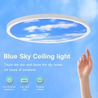 Plafonnier LED moderne et minimaliste en acrylique, design Nuage Soleil, indice de protection IP20, pour chambre principale, chambre d'enfant, éclairage domestique