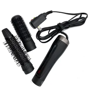 2024卸売1200W3で1つの熱風ブラシワンステップサロンヘアドライヤーとコームヘアストレートナー付きスタイラー