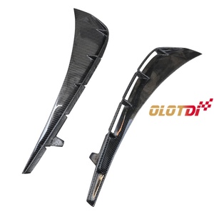 Olotdi Rejilla de Ventilación Lateral de Fibra de Carbono Real Negra para Guardabarros para FK8 Type R 2017-2020 - Product Image 3