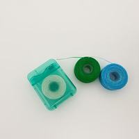 Fil dentaire écologique biodégradable au charbon de bambou, non abrasif, élimine la plaque dentaire, format voyage, vente chaude, soins bucco-dentaires, vente en gros