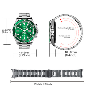 สมาร์ทวอทช์รุ่น Definite Smart Watch AW12 สำหรับผู้ชาย ระดับธุรกิจ มาตรฐานกันน้ำ IP67 รองรับการโทรด้วยเสียงผ่านบลูทูธ หน้าปัดหมุนได้ ดีไซน์โลหะ วัดอัตราการเต้นของหัวใจ หน้าจอ IPS ขนาด 1.3 นิ้ว แบตเตอรี่ 280mAh - Product Image 6
