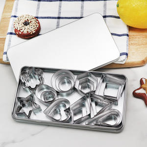 ชุดแม่พิมพ์คุกกี้สแตนเลส 30 ชิ้น รูปดอกไม้ หัวใจ ดาว สำหรับทำขนม - Product Image 3