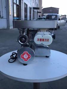 Commerciële tafelmodel vlees snijmachine |   Elektrische vleessnijmachine van roestvrij staal voor keuken & restaurant - Product Image 5