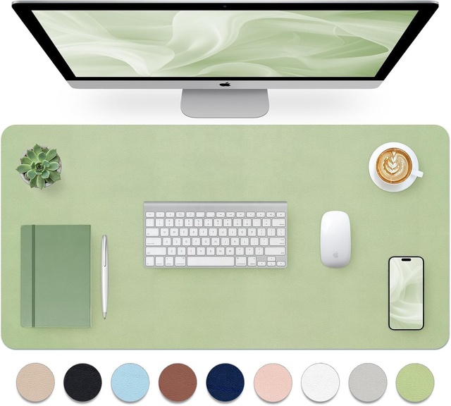 PVC PU Leather Heated Durable Office Desk Mouse Pads Stock