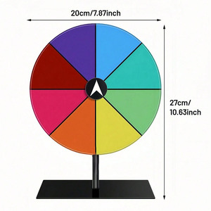 <span class=keywords><strong>Roulette</strong></span> de roue de prix en acrylique de haute qualité Spin of Fortune Promotion de remise colorée et fête pour cadeau promotionnel. - Product Image 4