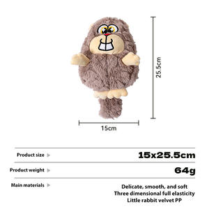 Оптовая продажа, несокрушимый плюшевый набор для жевания, экстремальный медведь, прочная собака, мягкие игрушки для жевания для тяжелых жевателей - Product Image 5