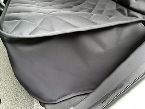 أغطية مقاعد حيوانات أليفة بتصميم عصري، غطاء مقعد خلفي متين غير قابل للانزلاق، غطاء مقعد خلفي قابل للغسل لحماية المقاعد الخلفية للسيارات والشاحنات وسيارات الدفع الرباعي - Product Image 5