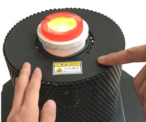 يالي 3.5KW 1 كجم الذهب قدرة 1600 درجة فرن المعالجة الحرارية الذهب الفضة فرن صهر التعريفي ذوبان صهر - Product Image 4