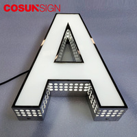 Panneau décoratif lumineux LED grand format en acrylique et acier pour l'extérieur, idéal pour la maison, le bureau, les entreprises, les écoles, les centres commerciaux, les hôpitaux et les parcs