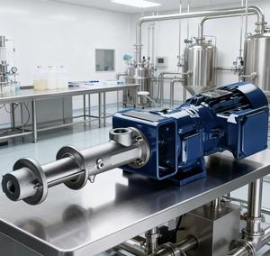Pompe doseuse à vis Seepex D pour l'industrie des biocarburants, fluides à haute viscosité, moteur antidéflagrant, économie d'énergie, antidéflagrant Pu - Product Image 2