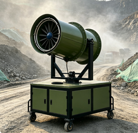 Canon à brouillard à fine brume pour économie d'eau, machine de suppression de la poussière pour zones arides