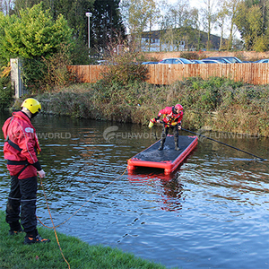 Plateformes <span class=keywords><strong>de</strong></span> <span class=keywords><strong>sauvetage</strong></span> gonflables <span class=keywords><strong>de</strong></span> 5 m, passerelle et pont pour les interventions en eau, en <span class=keywords><strong>boue</strong></span>, sur glace et sur terrain instable - Product Image 3