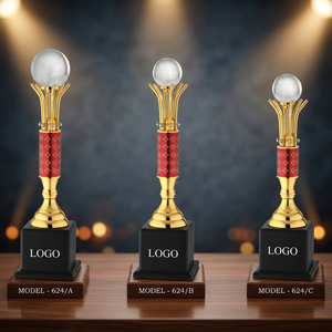 Trofeo de Reconocimiento Corporativo Premium para Rendimiento Destacado, Metal Fundido a Presión, Grabado Láser e Impresión UV, Portátil - Product Image 1