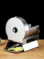 Handmatige elektrische roestvrijstalen voedselsnijmachine met 650W motor, geschikt voor bakkerijen, restaurants en commercieel gebruik, ook geschikt voor het snijden van fruit.
