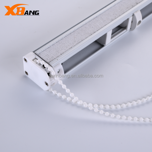 Sistema de cable de sombra romano silencioso al por mayor, accesorios de riel de pista de persianas romanas con <span class=keywords><strong>carrete</strong></span> de cable de soporte montado y tapa final - Product Image 2