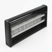 Lampe anti-moustiques commerciale puissante, à choc électrique, avec tube LED UV à revêtement en poudre, pour usage domestique, supermarchés et usines alimentaires