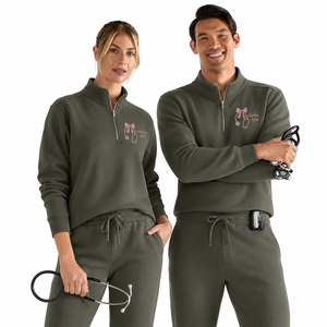 <span class=keywords><strong>Sudadera</strong></span> Personalizada con Cierre de Cremallera, Bordado de Estetoscopio y Lazo Coquette, Nombre Personalizado, Regalo de Graduación de Enfermería BSN RN LPN - Product Image 5