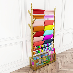 New Sắt Nghệ Thuật Ribbon Chủ Hoa Tươi Gói Giấy Chủ Satin Ribbon Ribbon Lưu Trữ Hiển Thị Giá Hoa Cửa Hàng Supplie Kệ - Product Image 4