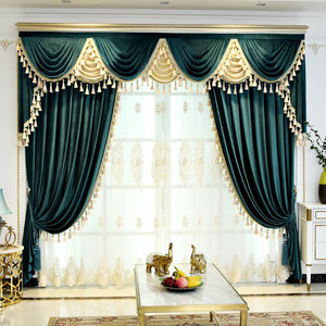 Tende di Lusso in <span class=keywords><strong>Velluto</strong></span> <span class=keywords><strong>Blu</strong></span> Scuro Completamente Oscuranti Personalizzabili per Progetti Alberghieri - Product Image 2