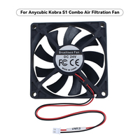 Kit de ventilateurs de refroidissement 24V DC pour imprimante 3D Anycubic Kobra S1 Combo Series - Ventilateurs de remplacement pour carte mère, extrudeuse et filtration d'air