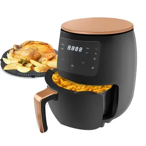 Friteuse intelligente à usage domestique commerciale fritadeira eletrica four 4l numérique sans huile sans huile sans huile 2023