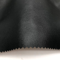 Tissu synthétique en cuir semi-PU souple et élastique pour vêtements et pantalons en cuir