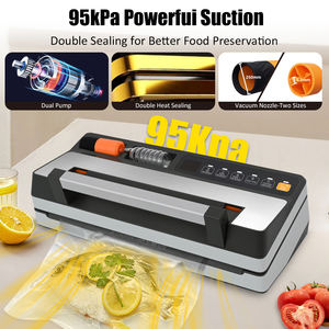 Scelleuses <span class=keywords><strong>sous</strong></span> <span class=keywords><strong>vide</strong></span> OEM pour <span class=keywords><strong>aliments</strong></span> humides + Emballage <span class=keywords><strong>sous</strong></span> <span class=keywords><strong>vide</strong></span> pour cuisson <span class=keywords><strong>sous</strong></span> <span class=keywords><strong>vide</strong></span> avec double scellage thermique et poignée Easy-Lock – Scelleuse <span class=keywords><strong>sous</strong></span> <span class=keywords><strong>vide</strong></span> portable - Product Image 3