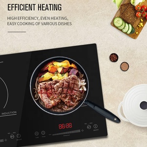 Cocina de inducción incorporada Quemadores dobles Placa de inducción de cerámica eléctrica - Product Image 4