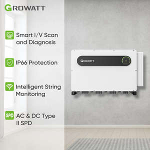 Inversor Solar de Conexión a Red de 10 MPPT, 100 <span class=keywords><strong>KW</strong></span>, 150 <span class=keywords><strong>KW</strong></span>, 50 <span class=keywords><strong>KW</strong></span>, Inversor Trifásico Conectado a la Red, <span class=keywords><strong>Growatt</strong></span> - Product Image 2